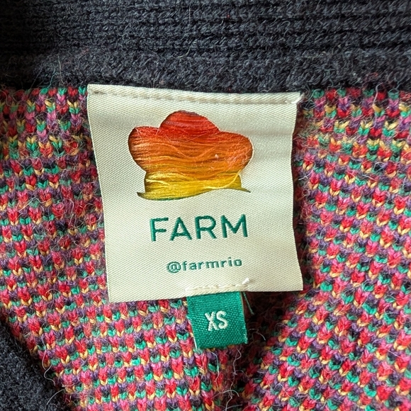 Farm Rio Rainbow Leopard Cardigan - Picture 6 of 11